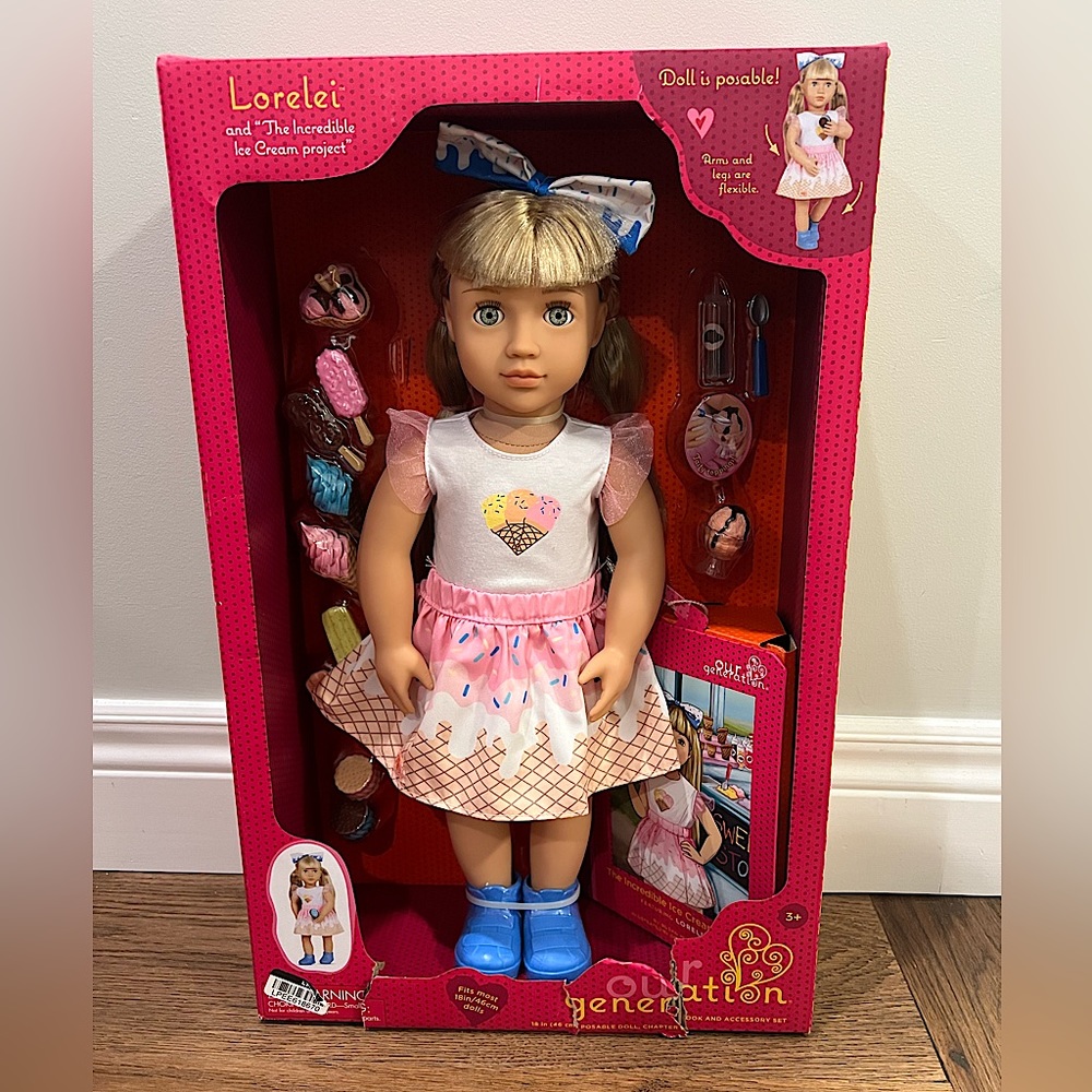 Our Generation Lorelei ice cream doll